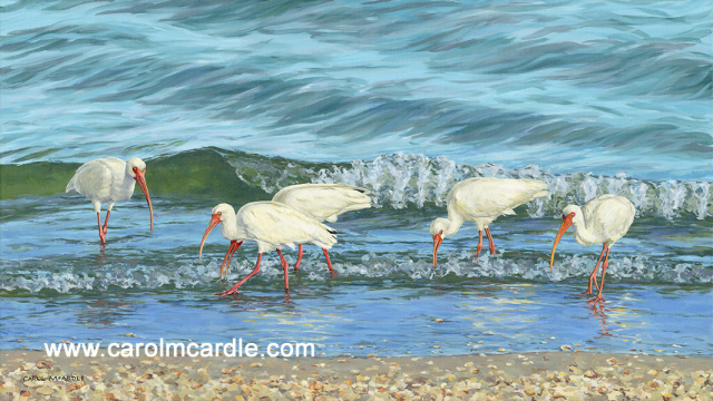Supper in The Surf 26" x 46"